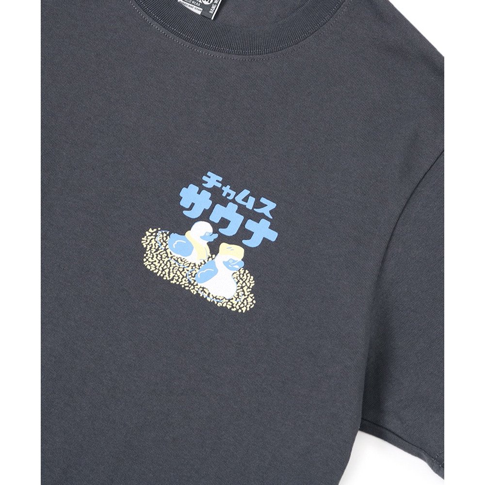 チャムス（CHUMS）（メンズ、レディース）半袖Tシャツ サウナTシャツ CH01-2392-G004 チャコールグレー