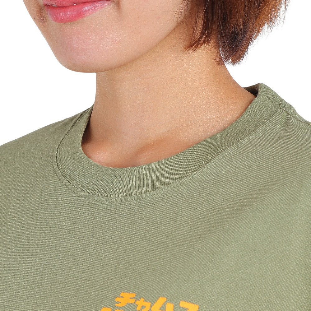 チャムス（CHUMS）（メンズ、レディース）半袖Tシャツ サウナTシャツ CH01-2392-M022 カーキ