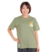 チャムス（CHUMS）（メンズ、レディース）半袖Tシャツ サウナTシャツ CH01-2392-M022 カーキ
