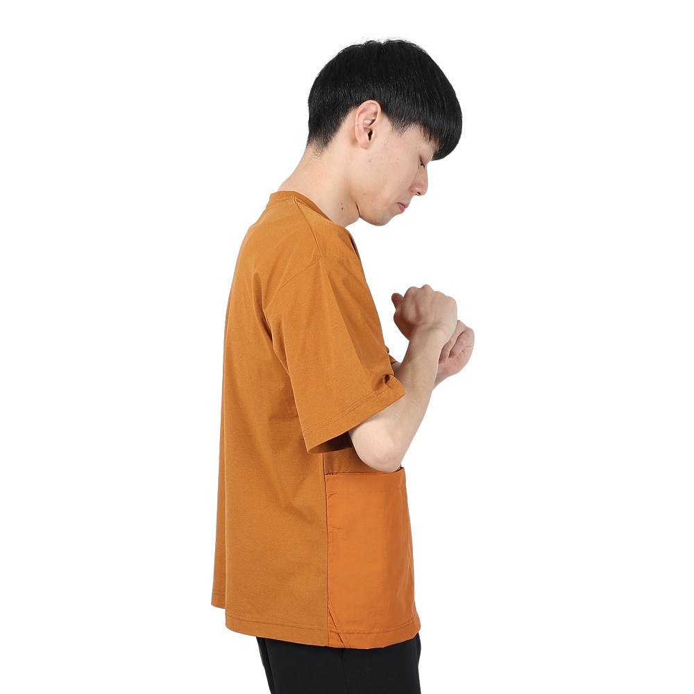 フットマーク（FOOTMARK）（メンズ）半袖 プルオーバー Tシャツ 脇ポケット 3100204-14 速乾