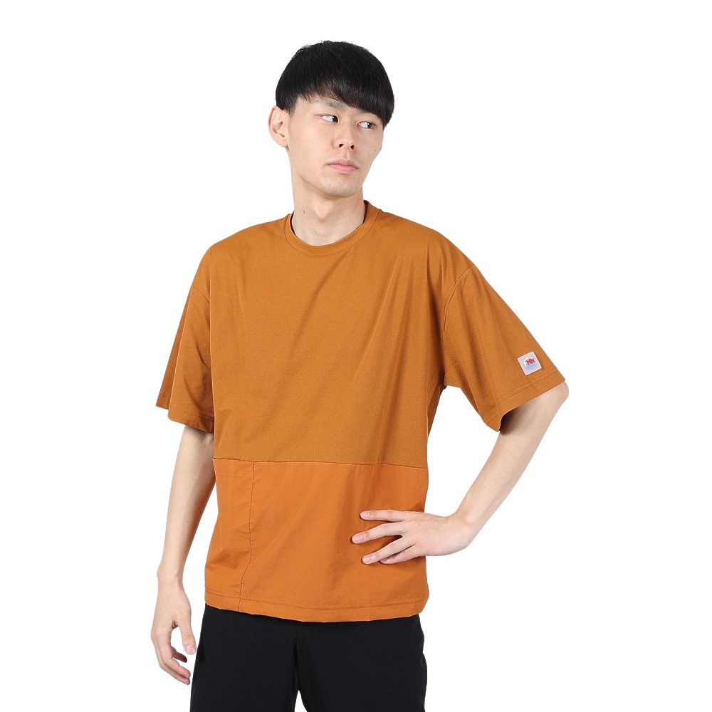 フットマーク（FOOTMARK）（メンズ）半袖 プルオーバー Tシャツ 脇ポケット 3100204-14 速乾