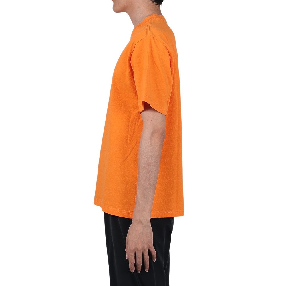 チャムス（CHUMS）（メンズ）高耐久 ヘビーウェイトコットン 半袖 ロゴTシャツ CH01-2277-D001 オレンジ 綿100 厚手