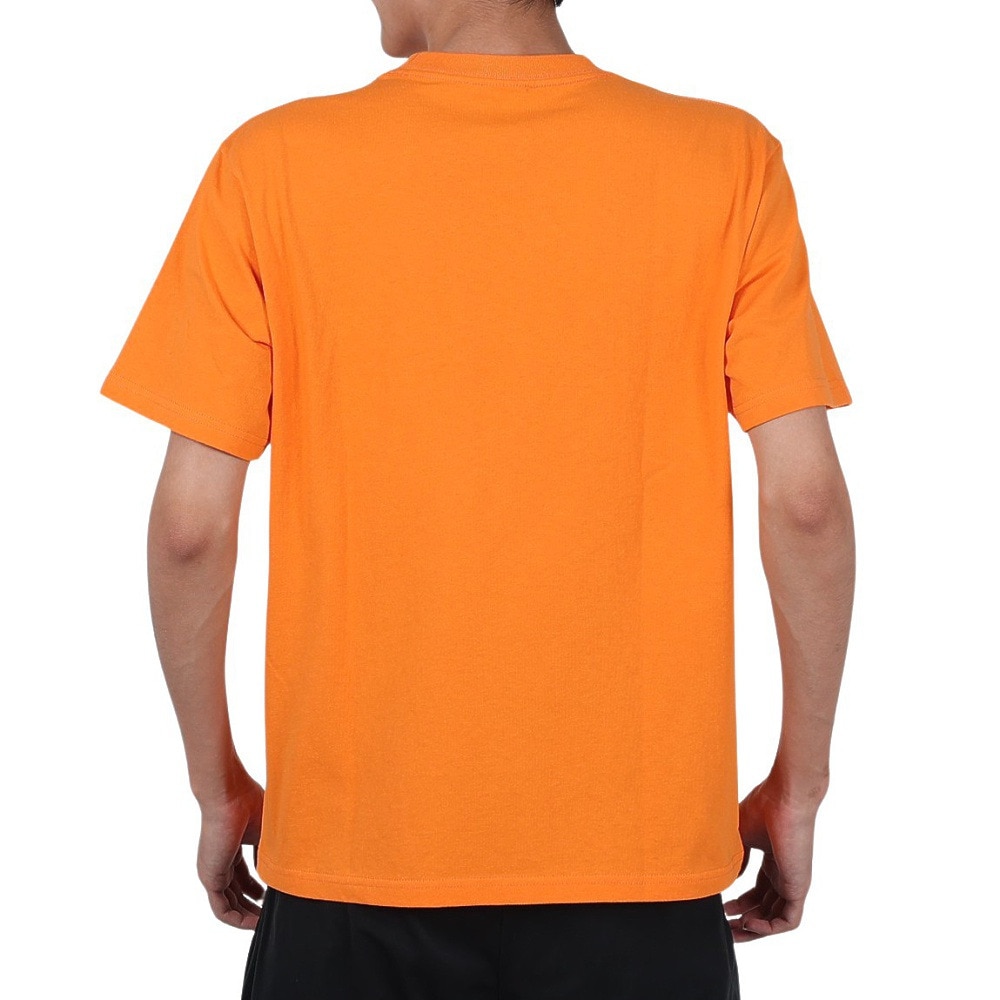 チャムス（CHUMS）（メンズ）高耐久 ヘビーウェイトコットン 半袖 ロゴTシャツ CH01-2277-D001 オレンジ 綿100 厚手