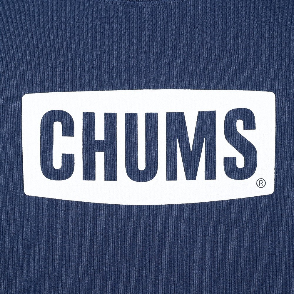 チャムス（CHUMS）（メンズ）Tシャツ 半袖 ロゴ CH01-2277-N034 綿100％ ネイビー