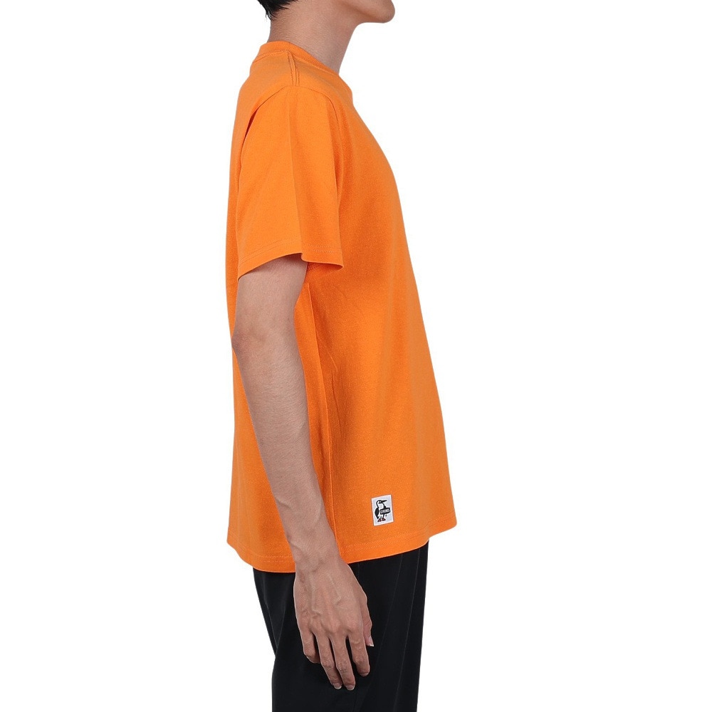チャムス（CHUMS）（メンズ）高耐久 ヘビーウェイトコットン ブービー ロゴTシャツ CH01-2279-D001 オレンジ 綿100 厚地