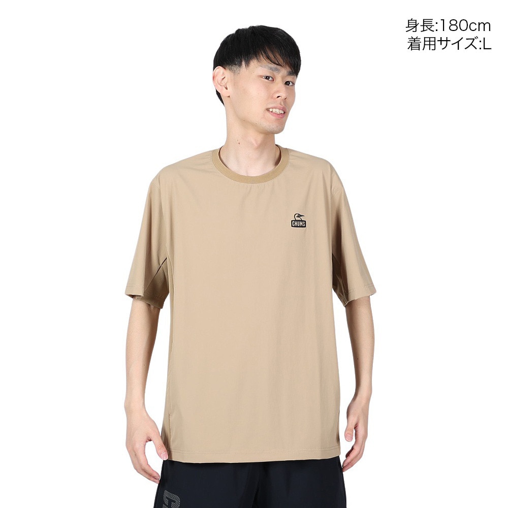 チャムス（CHUMS）（メンズ）エアトレイルストレッチTシャツ CH01-2344-B001