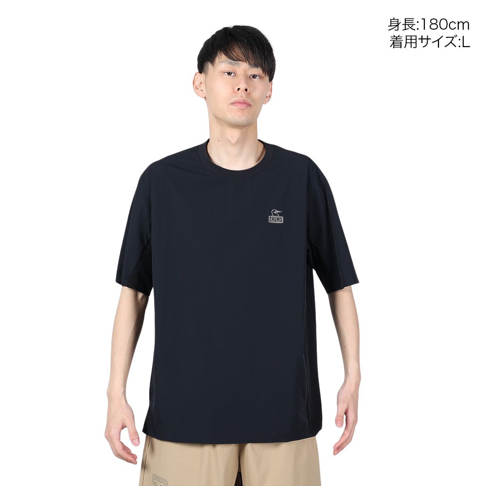 チャムス（CHUMS）（メンズ）エアトレイルストレッチTシャツ CH01-2344-K001
