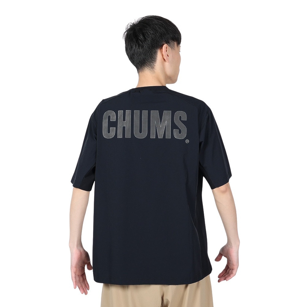 チャムス（CHUMS）（メンズ）エアトレイルストレッチTシャツ CH01-2344-K001