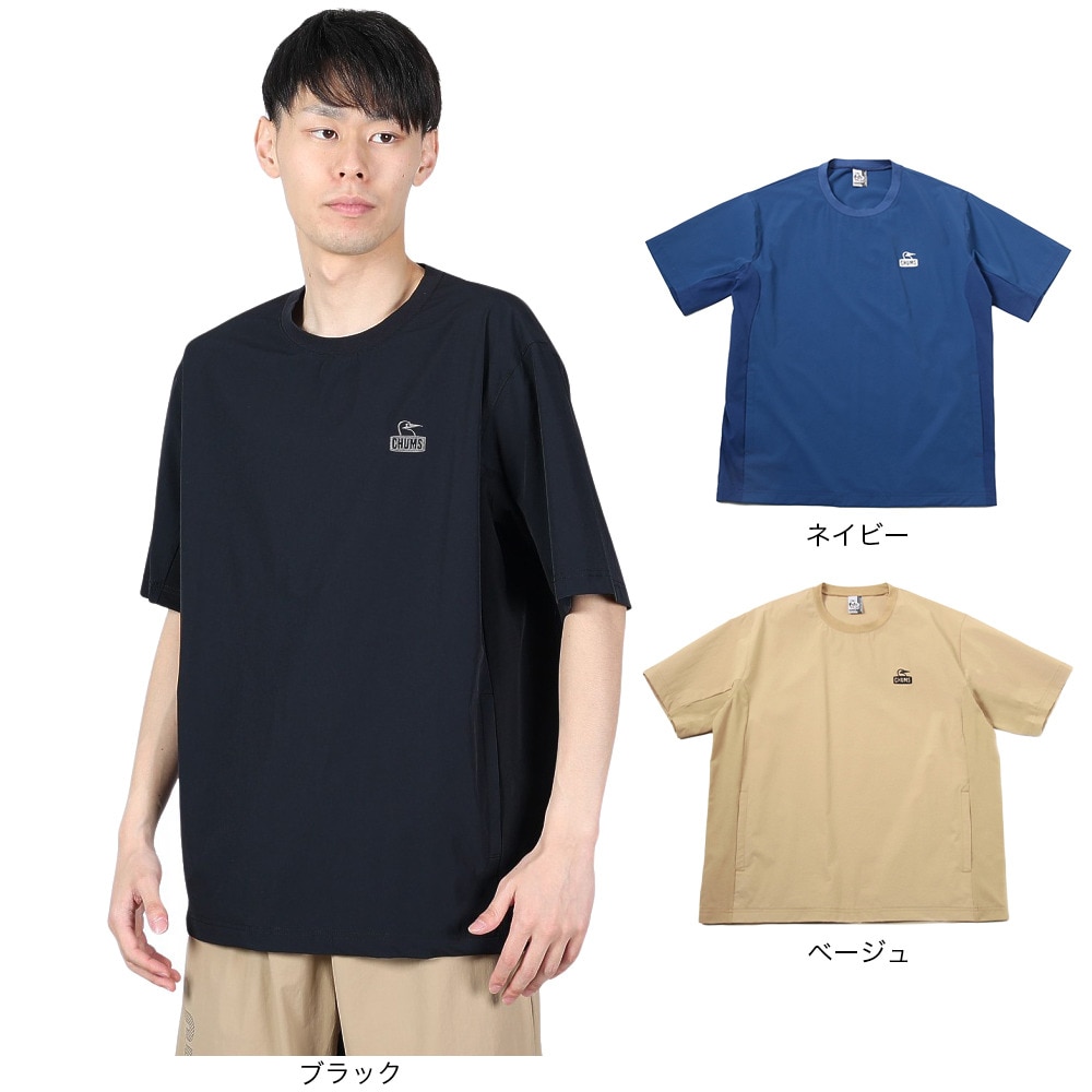 チャムス（CHUMS）（メンズ）エアトレイルストレッチTシャツ CH01-2344-B001