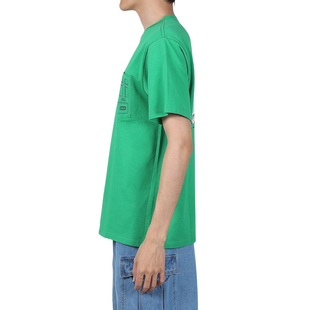 チャムス（CHUMS）（メンズ）高耐久 ヘビーウェイトコットン ゴーアウトドアポケットTシャツ CH01-2348-M001 グリーン