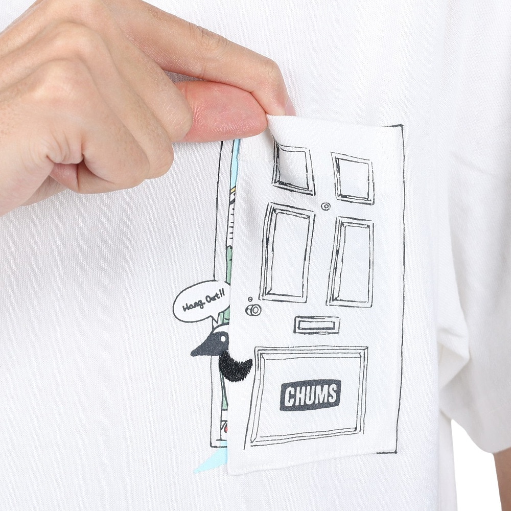 チャムス（CHUMS）（メンズ）ゴーアウトドアポケットTシャツ CH01-2348-W001