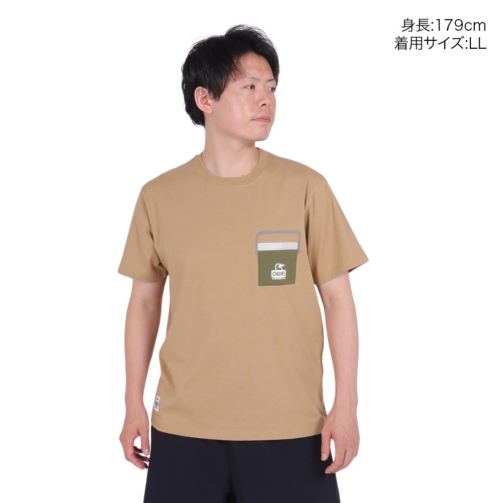 チャムス（CHUMS）（メンズ）キャンパークーラーポケットTシャツ CH01-2360-B001