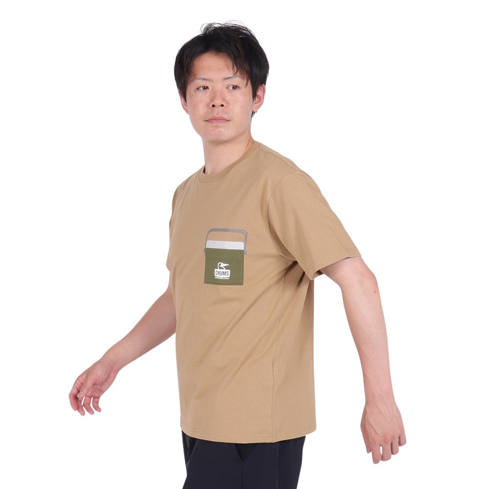 チャムス（CHUMS）（メンズ）キャンパークーラーポケットTシャツ CH01-2360-B001