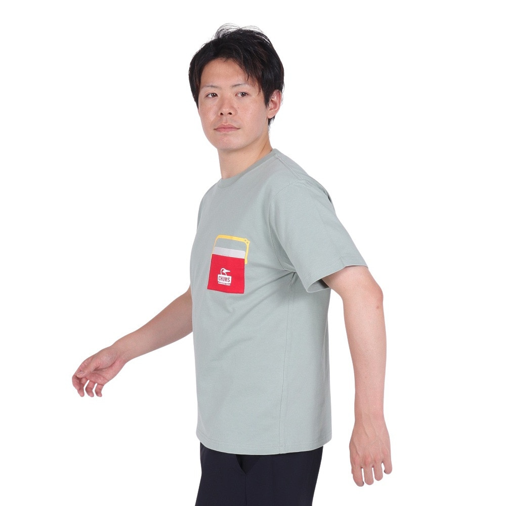 チャムス（CHUMS）（メンズ）キャンパークーラーポケットTシャツ CH01-2360-M076
