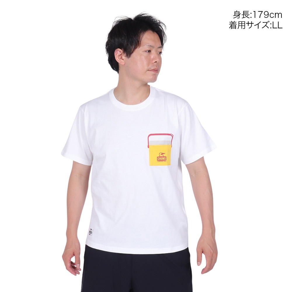 チャムス（CHUMS）（メンズ）キャンパークーラーポケットTシャツ CH01-2360-W001
