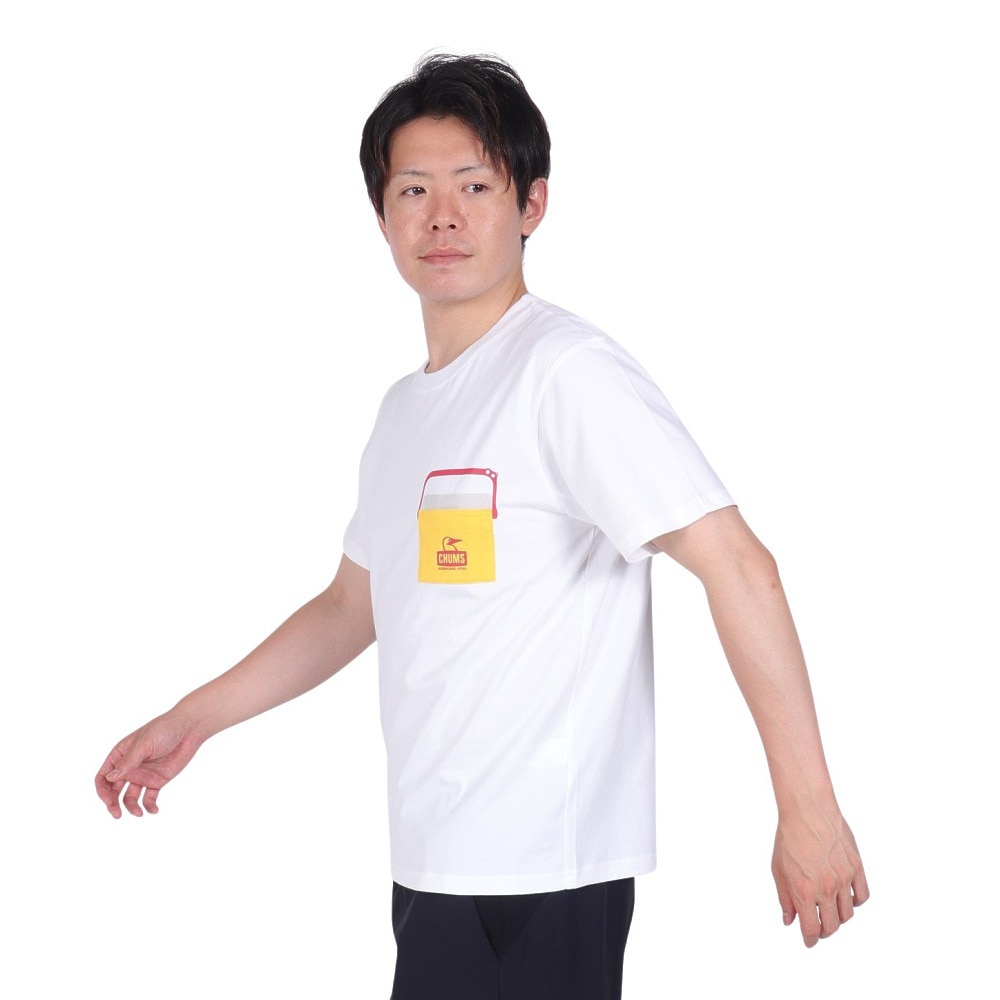 チャムス（CHUMS）（メンズ）キャンパークーラーポケットTシャツ CH01-2360-W001