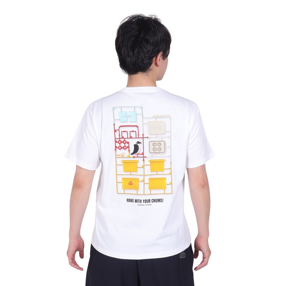 チャムス（CHUMS）（メンズ）キャンパークーラーポケットTシャツ CH01-2360-W001