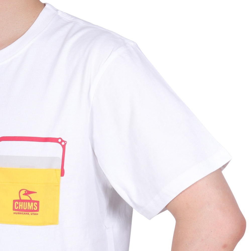 チャムス（CHUMS）（メンズ）キャンパークーラーポケットTシャツ CH01-2360-W001