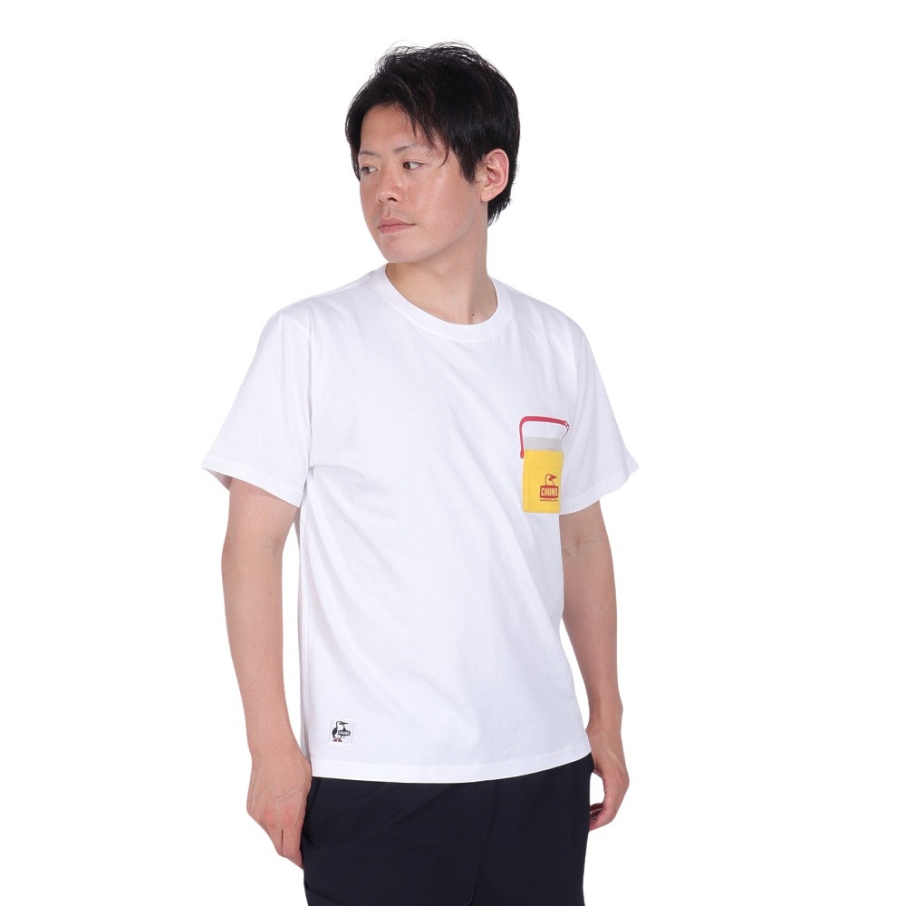 チャムス（CHUMS）（メンズ）キャンパークーラーポケットTシャツ CH01-2360-W001