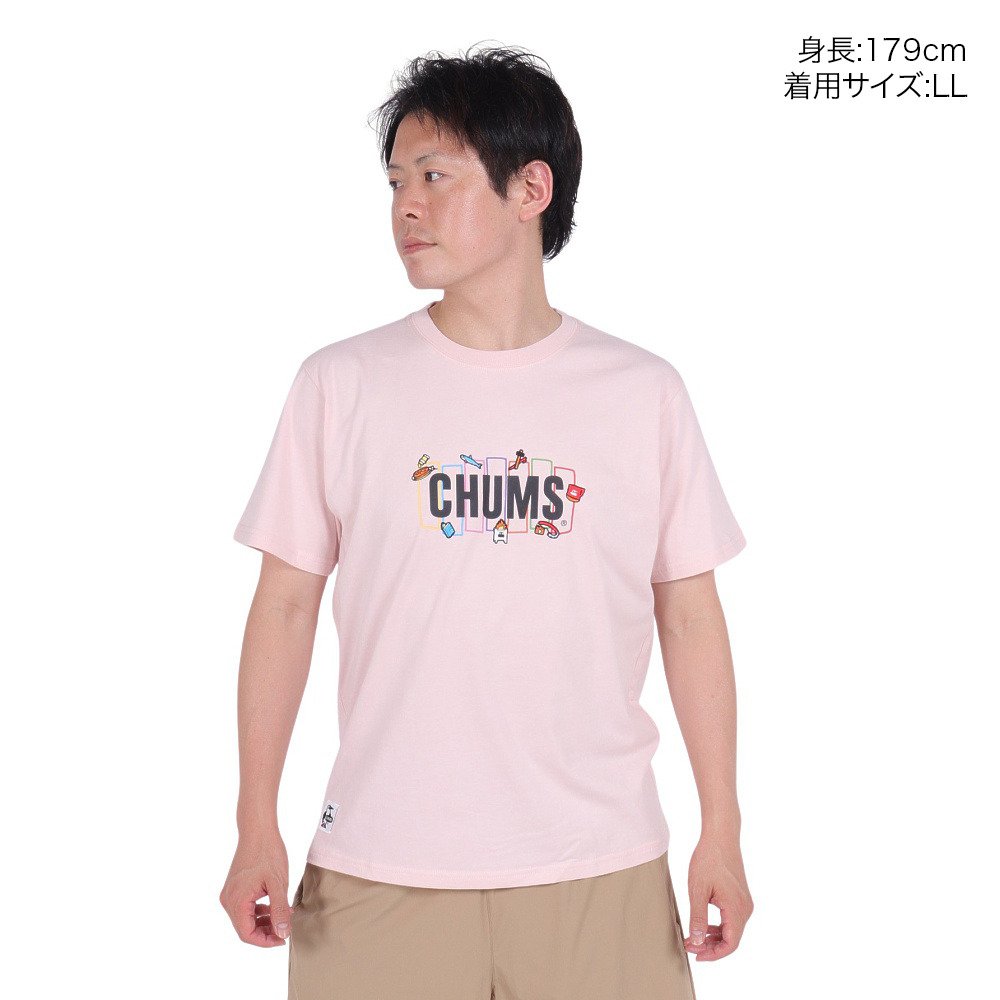 チャムス（CHUMS）（メンズ）ワット トウドゥ イン キャンピングTシャツ CH01-2361-R058