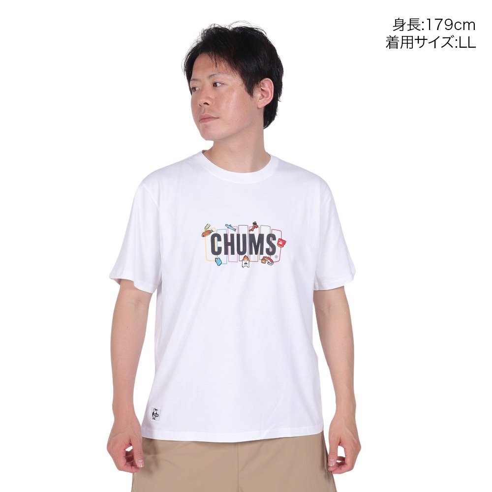 チャムス（CHUMS）（メンズ）ワット トウドゥ イン キャンピングTシャツ CH01-2361-W001