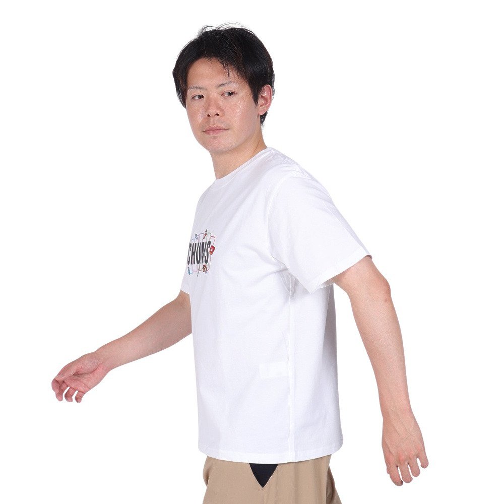 チャムス（CHUMS）（メンズ）ワット トウドゥ イン キャンピングTシャツ CH01-2361-W001