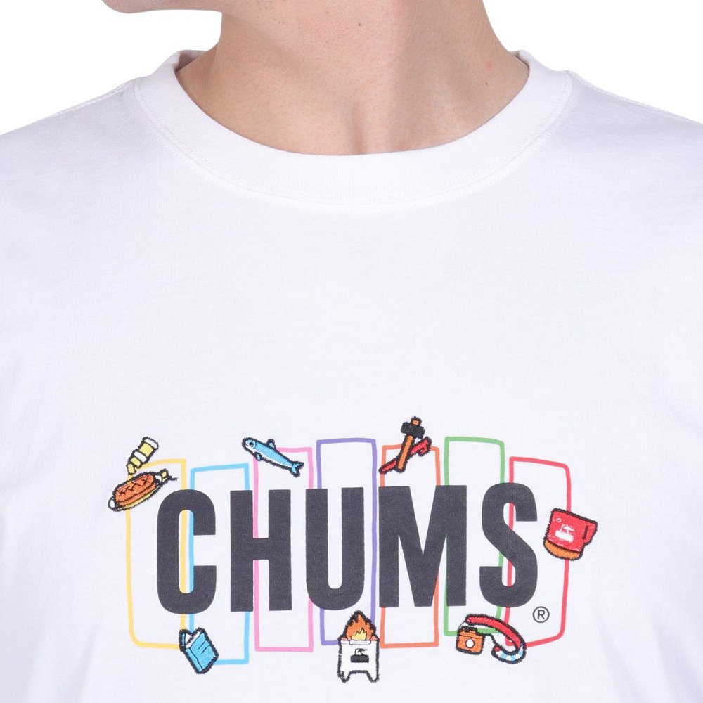 チャムス（CHUMS）（メンズ）ワット トウドゥ イン キャンピングTシャツ CH01-2361-W001