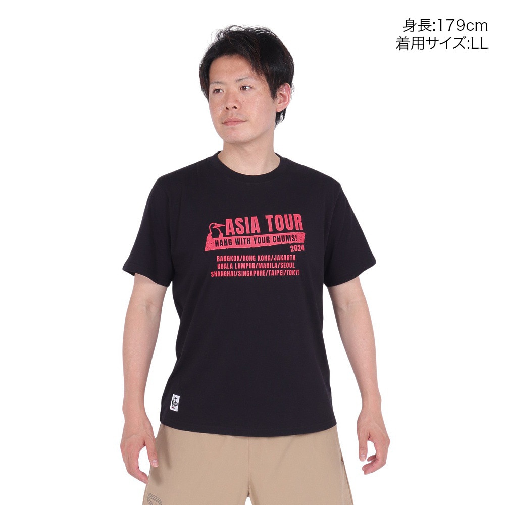 チャムス（CHUMS）（メンズ）アジアツアーTシャツ CH01-2365-K001