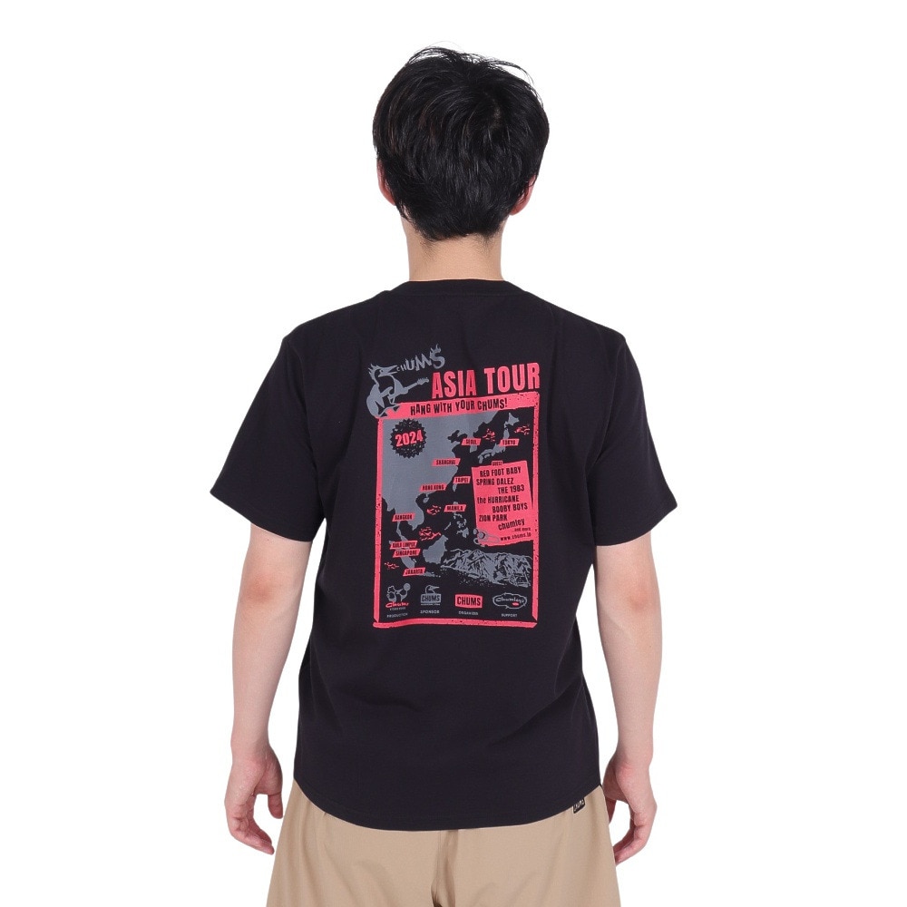 チャムス（CHUMS）（メンズ）アジアツアーTシャツ CH01-2365-K001