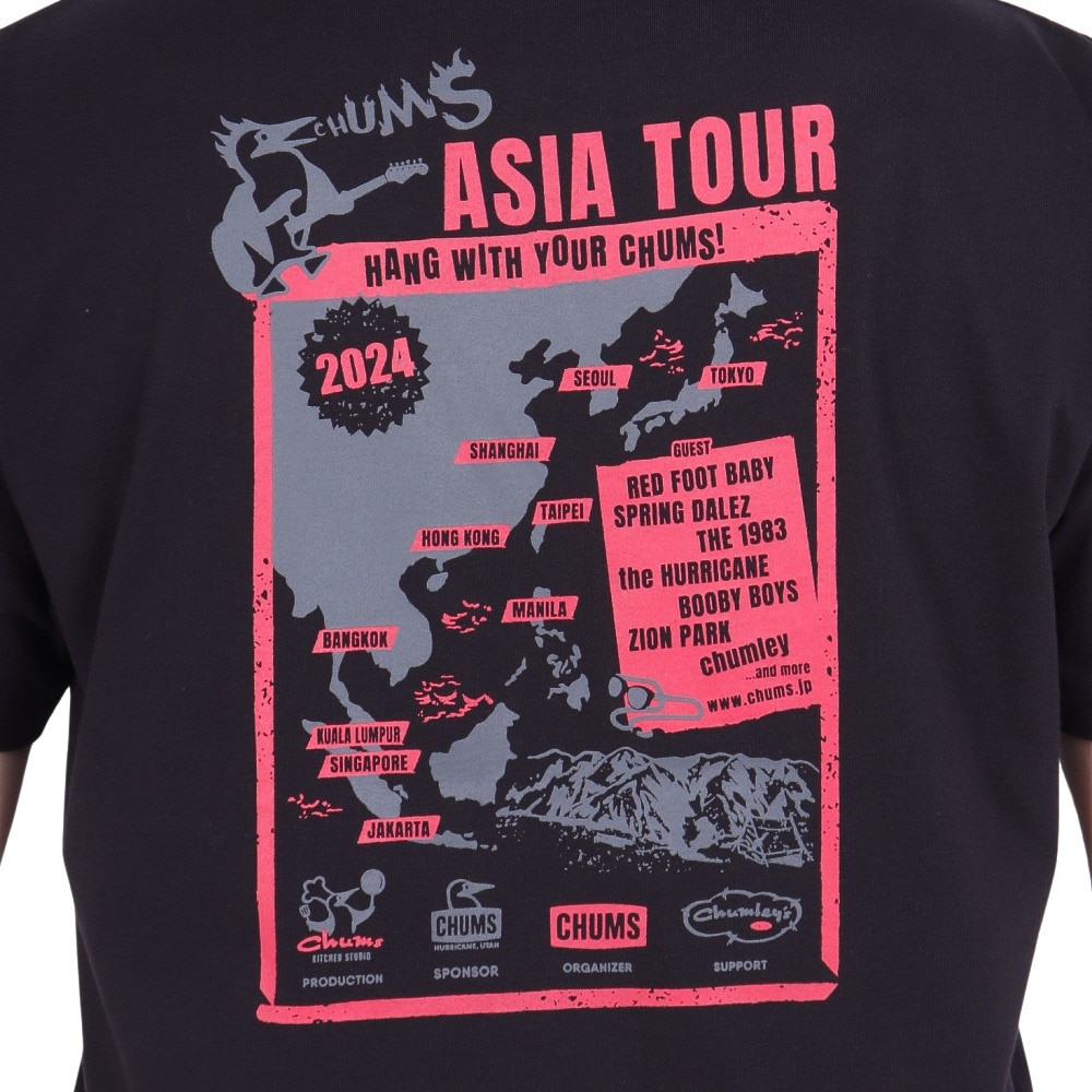 チャムス（CHUMS）（メンズ）アジアツアーTシャツ CH01-2365-K001