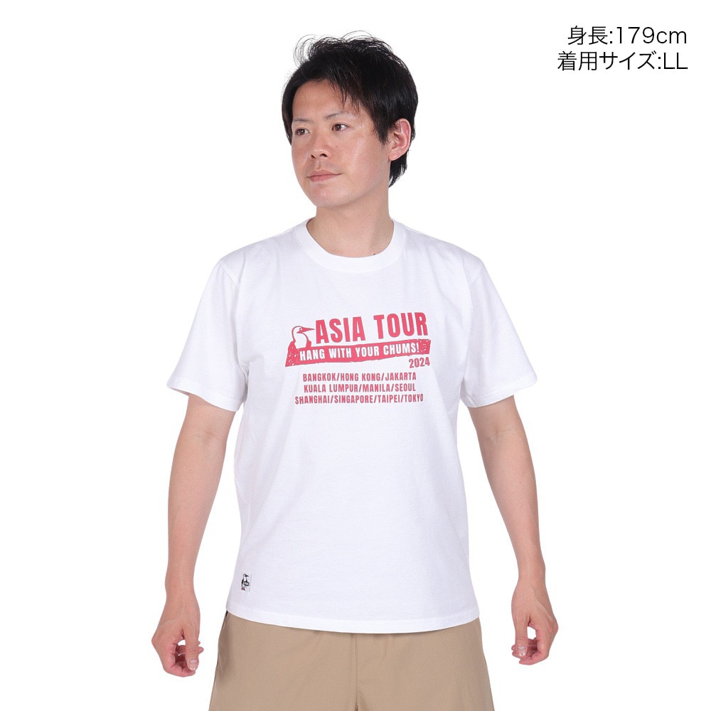 チャムス（CHUMS）（メンズ）アジアツアーTシャツ CH01-2365-W001