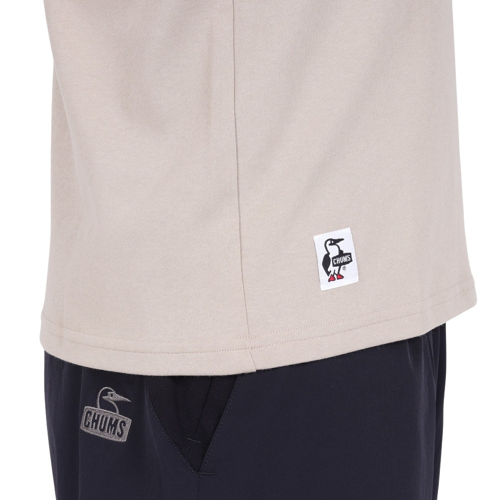 チャムス（CHUMS）（メンズ）接触冷感 吸水速乾 バックプリント マイアイディールシューズTシャツ CH01-2368-G057 ベージュ