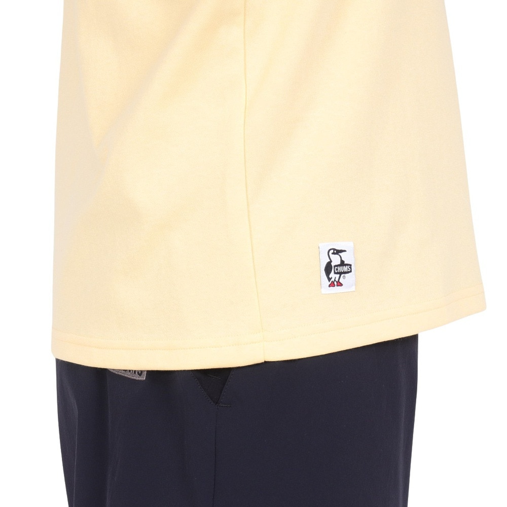 チャムス（CHUMS）（メンズ）触冷感 吸水速乾 バックプリント マイアイディールシューズTシャツ CH01-2368-Y044 イエロー