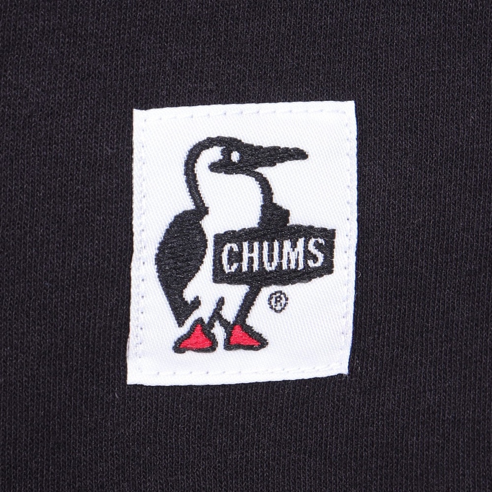チャムス（CHUMS）（メンズ）接触冷感 吸水速乾 バックプリント ウッドブロックプリントTシャツ CH01-2369-K001 ブラック