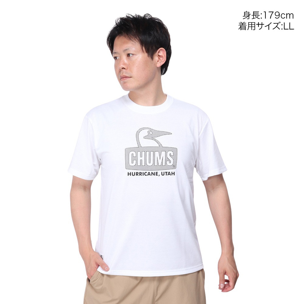 チャムス（CHUMS）（メンズ）ブービーフェイスワークアウトドライTシャツ CH01-2375-W001
