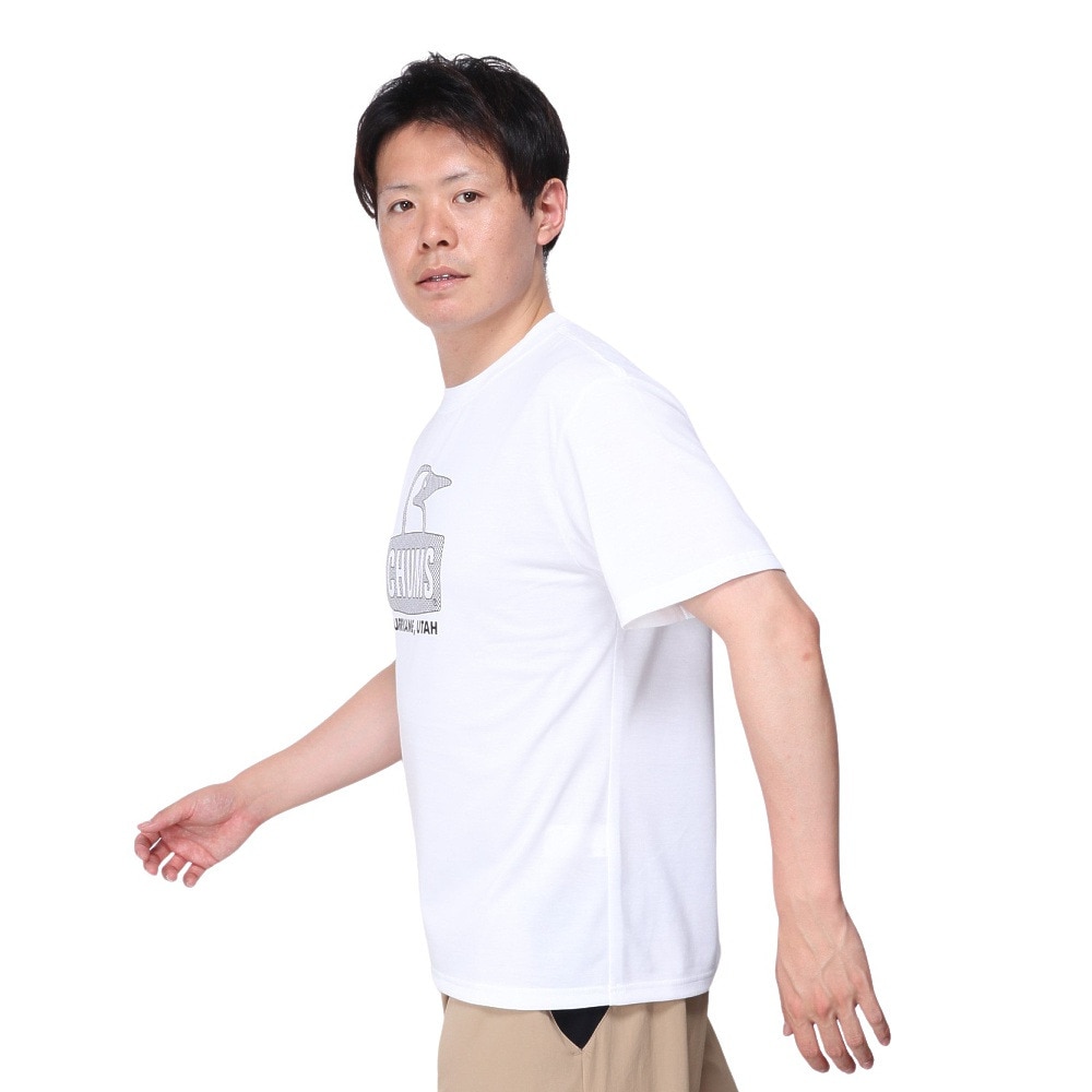 チャムス（CHUMS）（メンズ）ブービーフェイスワークアウトドライTシャツ CH01-2375-W001