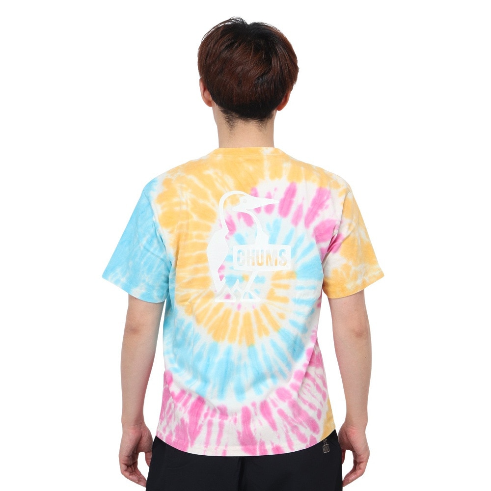 チャムス（CHUMS）（メンズ）Glo Booby タイダイ柄 半袖Tシャツ CH01-2425-Z077