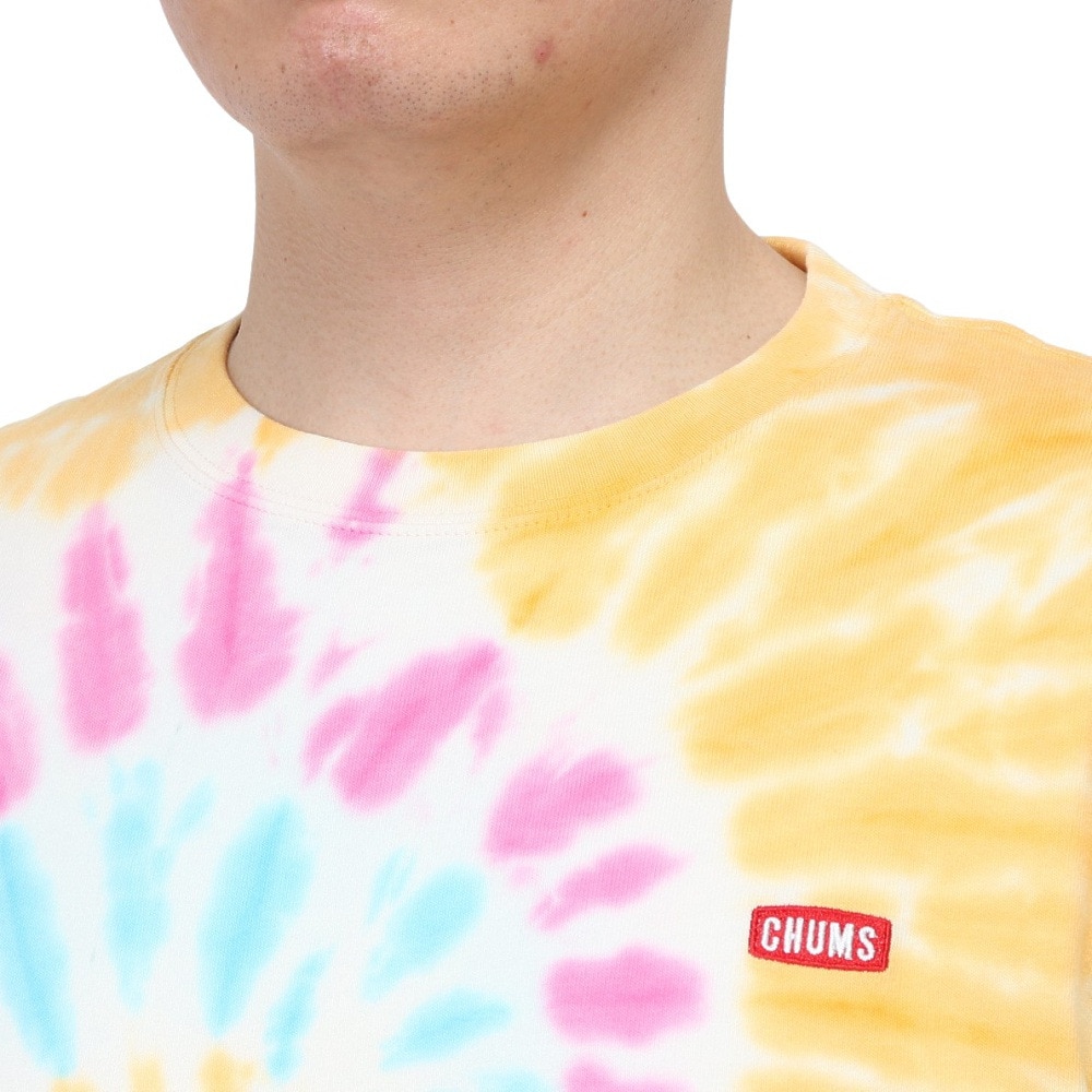 チャムス（CHUMS）（メンズ）Glo Booby タイダイ柄 半袖Tシャツ CH01-2425-Z077