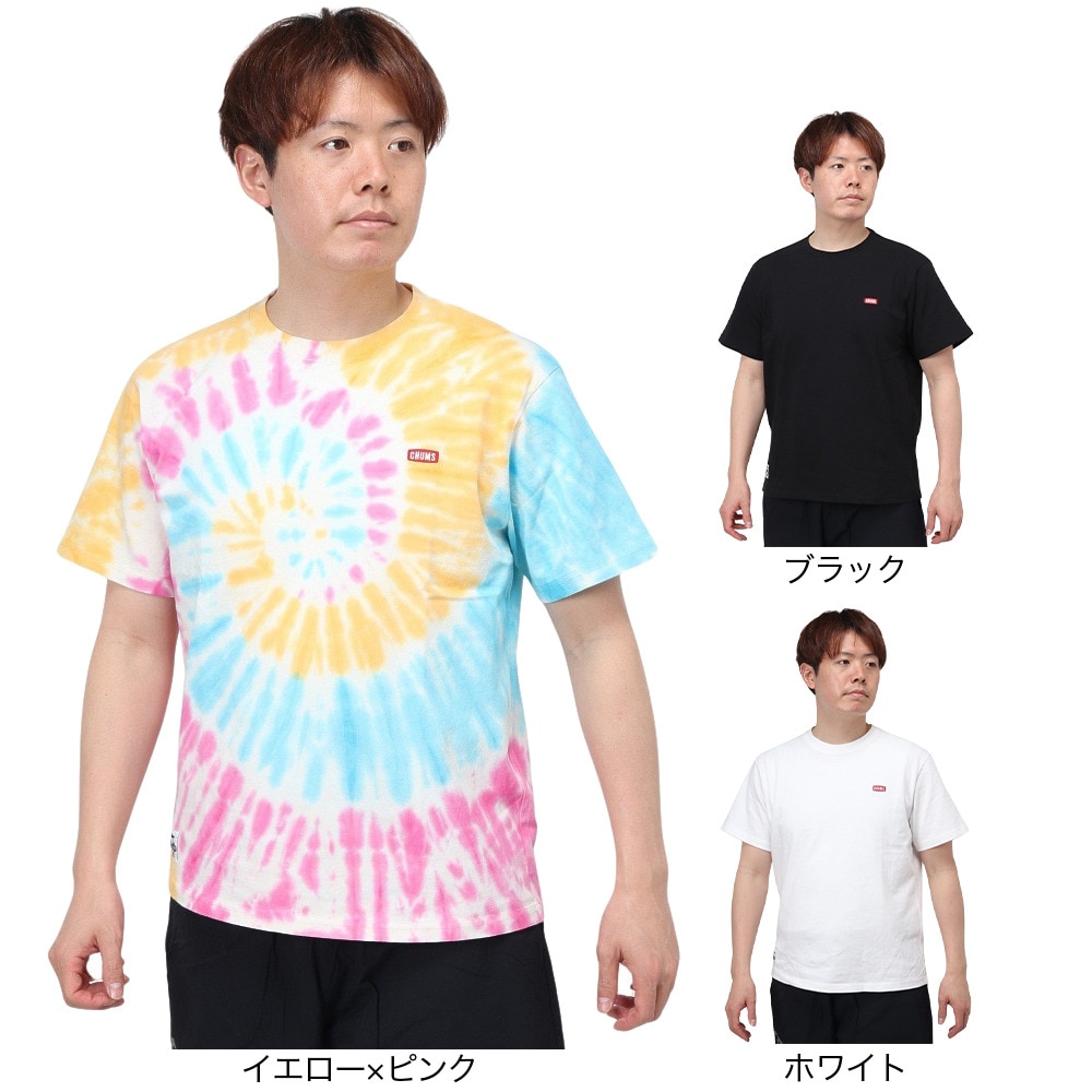 チャムス（CHUMS）（メンズ）Glo Booby タイダイ柄 半袖Tシャツ CH01-2425-Z077