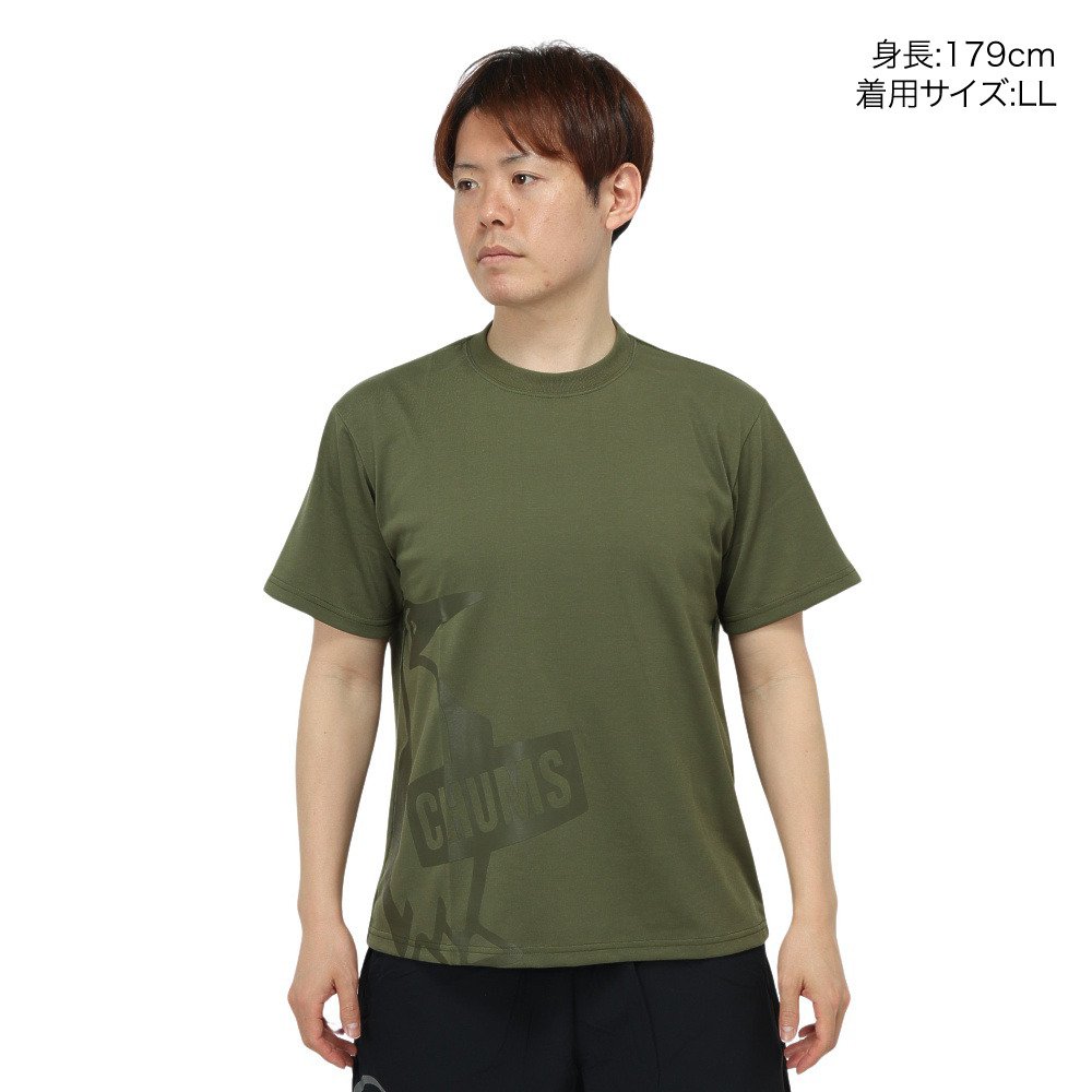 チャムス（CHUMS）（メンズ）WorkOut Dry 半袖Tシャツ CH01-2426-M032