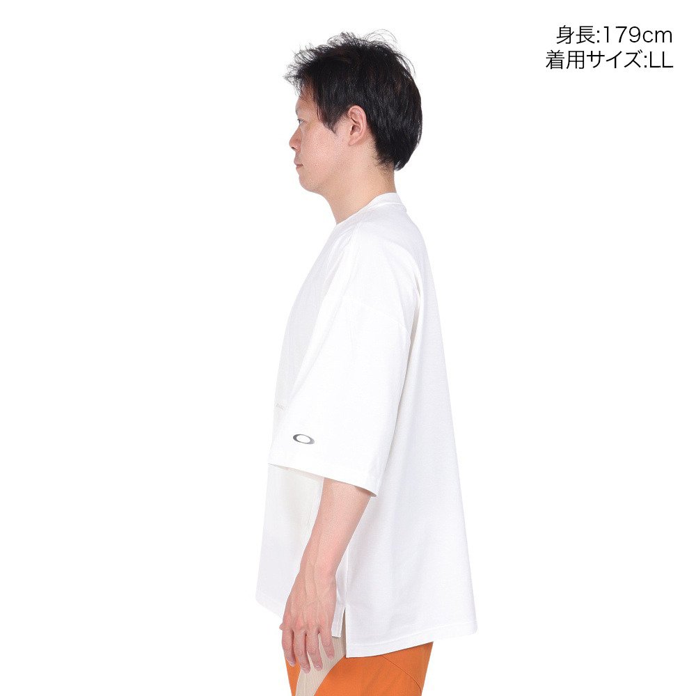 オークリー（OAKLEY）（メンズ）UPF50+ ポケット付 ストレッチ 半袖Tシャツ カットソー フォージーエル ユニオン FOA406370-33W ホワイト