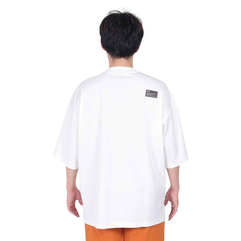 オークリー（OAKLEY）（メンズ）UPF50+ ポケット付 ストレッチ 半袖Tシャツ カットソー フォージーエル ユニオン FOA406370-33W ホワイト