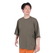 オークリー（OAKLEY）（メンズ）ポケット付 半袖Tシャツ カットソー フォージーエル ユニオン FOA406370-83C ブラウン