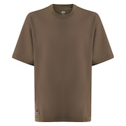 オークリー（OAKLEY）（メンズ）半袖Tシャツ カットソー フォージーエル タクティカル 4.0 FOA406466-83C ブラウン
