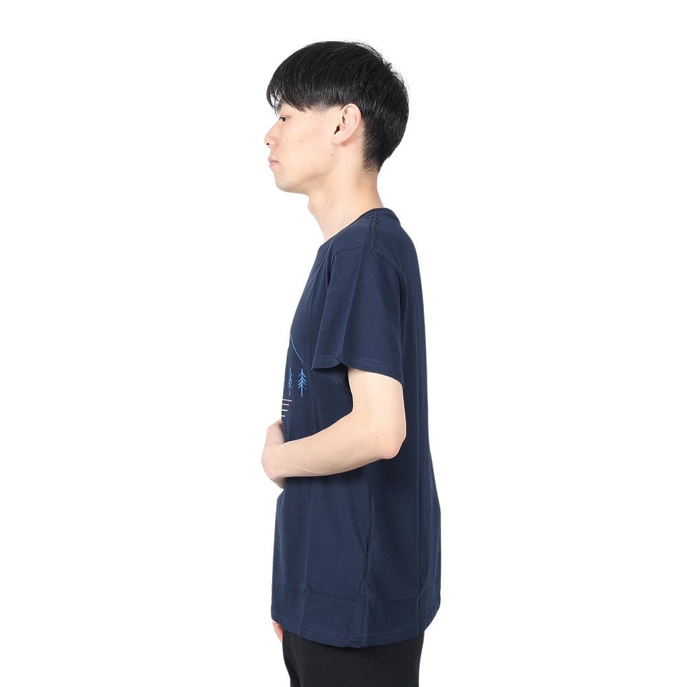 アイスピーク（icepeak）（メンズ）半袖Tシャツ カットソー MORONI 5 57628 390 ネイビー