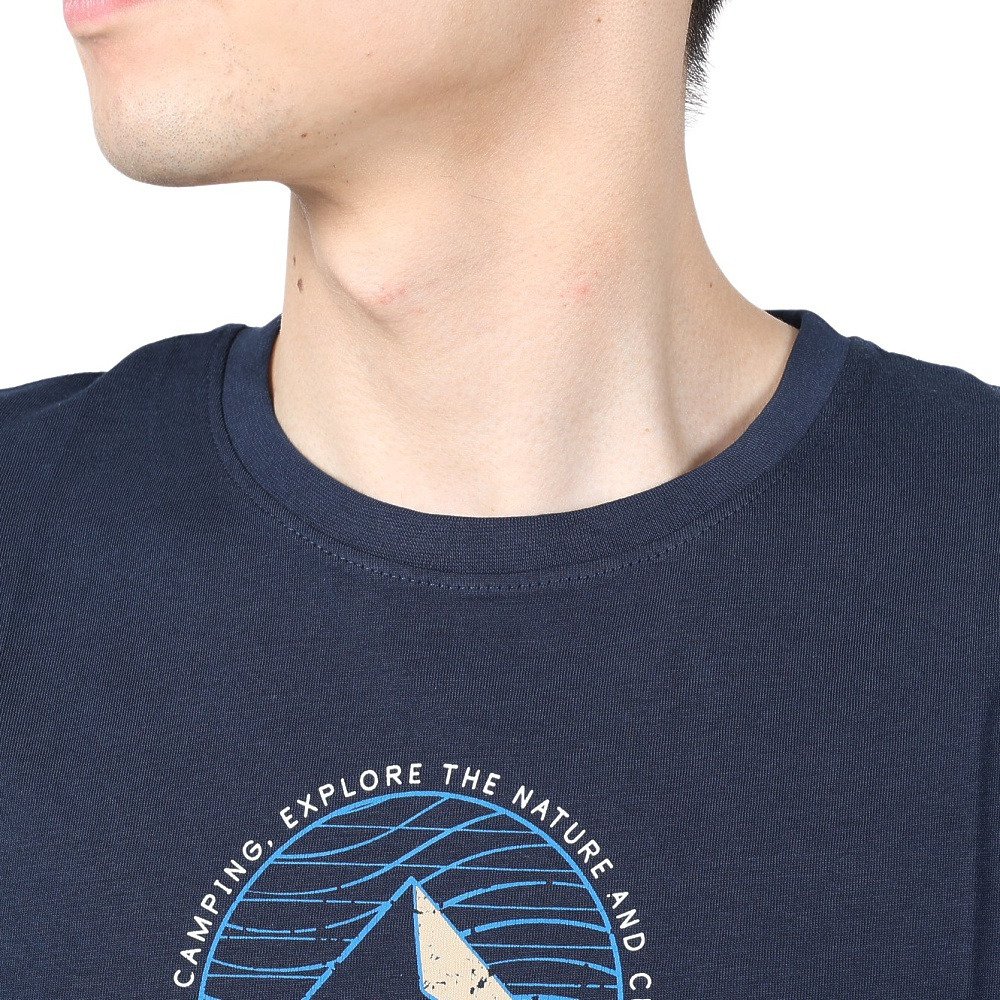 アイスピーク（icepeak）（メンズ）半袖Tシャツ カットソー MORONI 5 57628 390 ネイビー