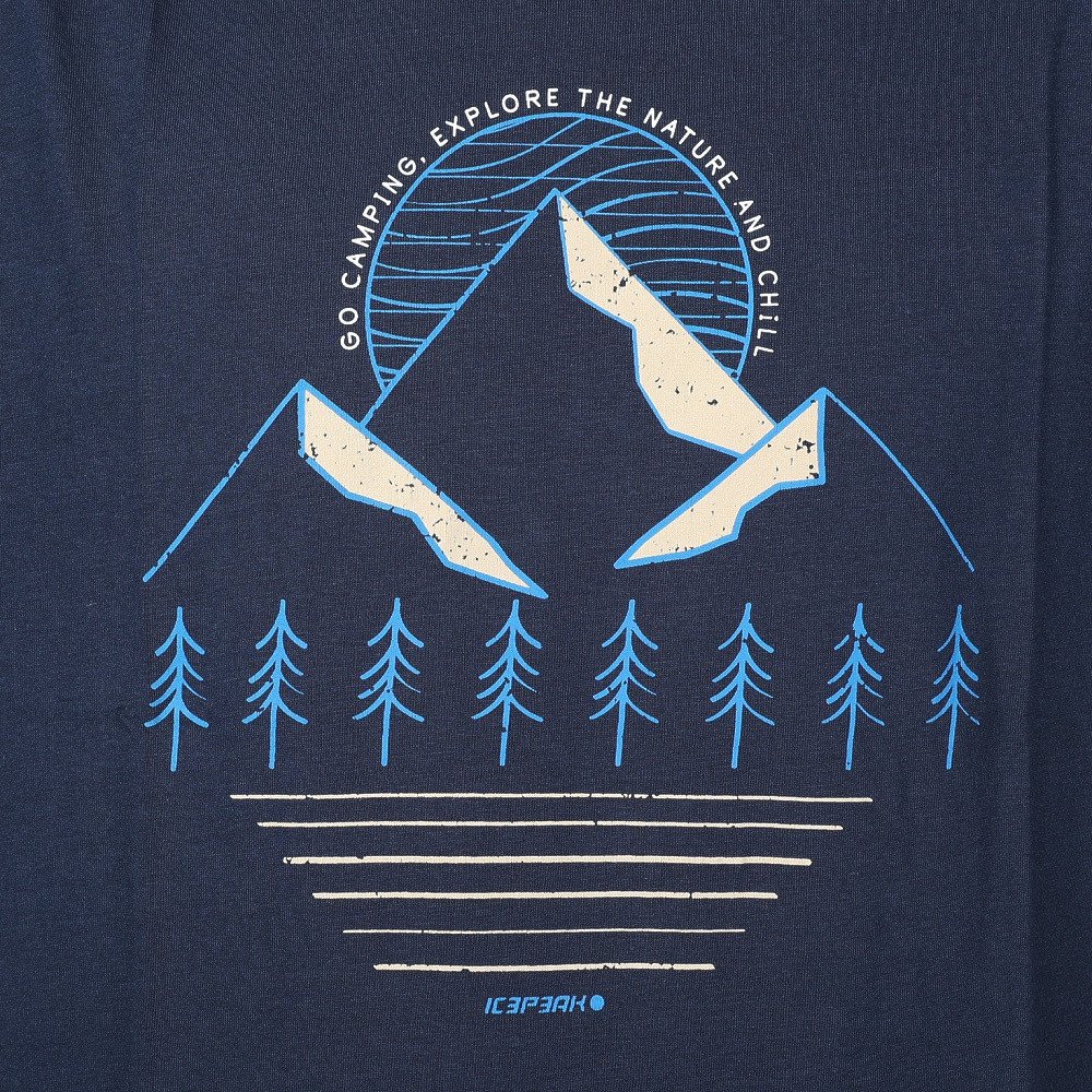 アイスピーク（icepeak）（メンズ）半袖Tシャツ カットソー MORONI 5 57628 390 ネイビー