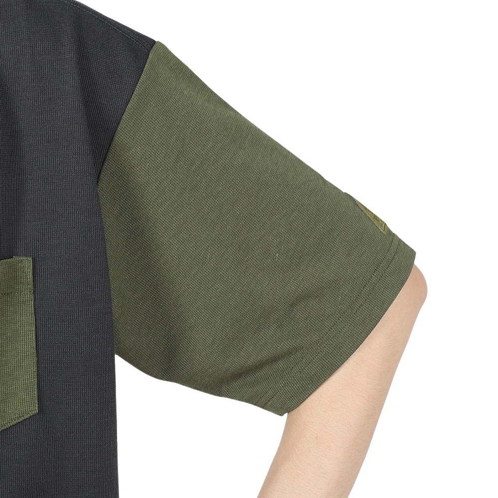 クリフメイヤー（KRIFF MAYER）（メンズ）蚊を寄せ付けない 半袖Tシャツ BUG PROOF 防蚊加工 ポケットTシャツ 2345101-110:MULTI-COL2 マルチカラー