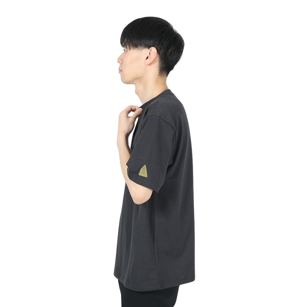 クリフメイヤー（KRIFF MAYER）（メンズ）蚊を寄せ付けない 半袖Tシャツ BUG PROOF 防蚊加工 ポケットTシャツ 2345101-17:CHARCOAL チャコールグレー