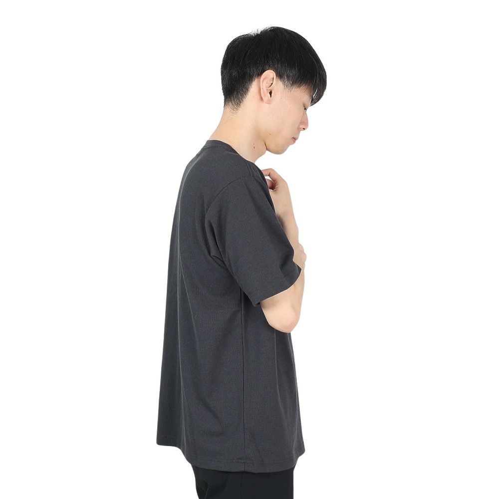 クリフメイヤー（KRIFF MAYER）（メンズ）蚊を寄せ付けない 半袖Tシャツ BUG PROOF 防蚊加工 ポケットTシャツ 2345101-17:CHARCOAL チャコールグレー
